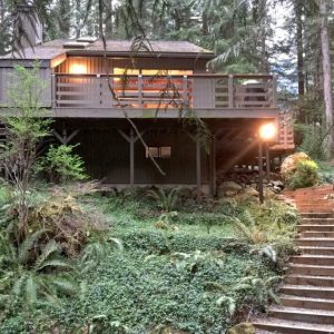 26sl Two Story Cabin In The Woods